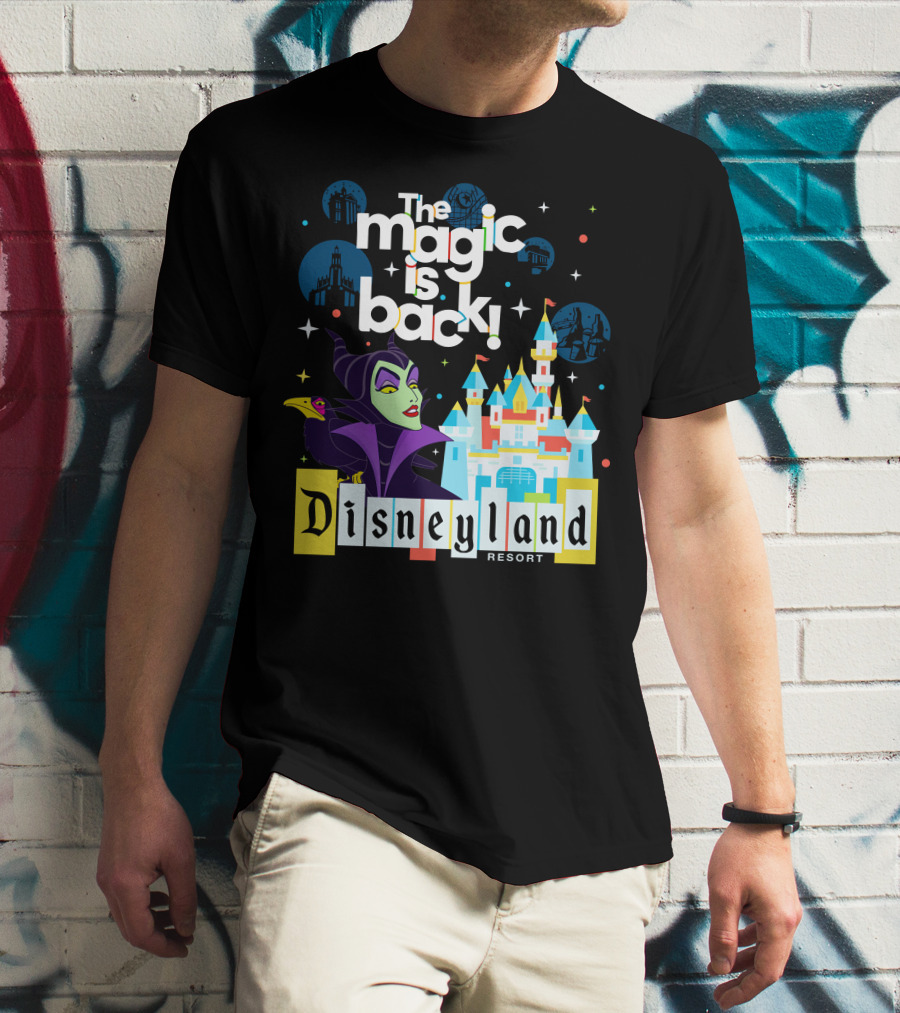 The Magic Is Back Maleficent Disneyland Resort T-Shirt