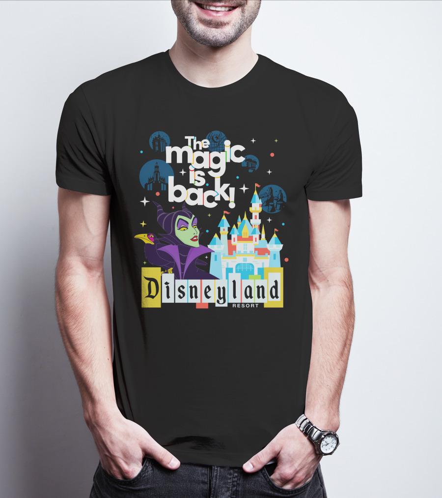 The Magic Is Back Maleficent Disneyland Resort T-Shirt