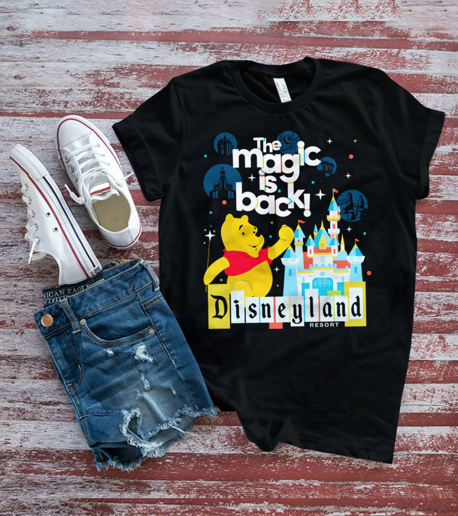 The Magic Is Back Pooh Disneyland Resort T-Shirt