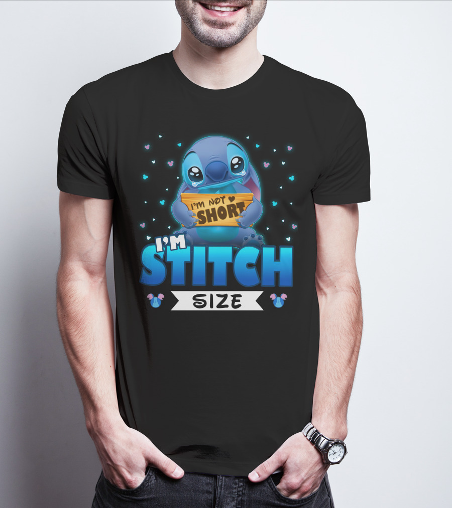 I'm Stitch I'm Not Short Size T-Shirt
