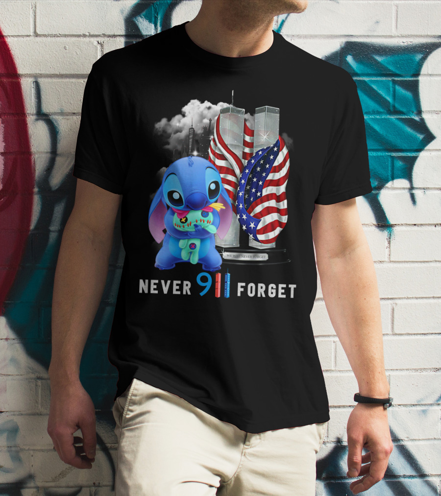 Never 911 Forget Stitch-D T-Shirt