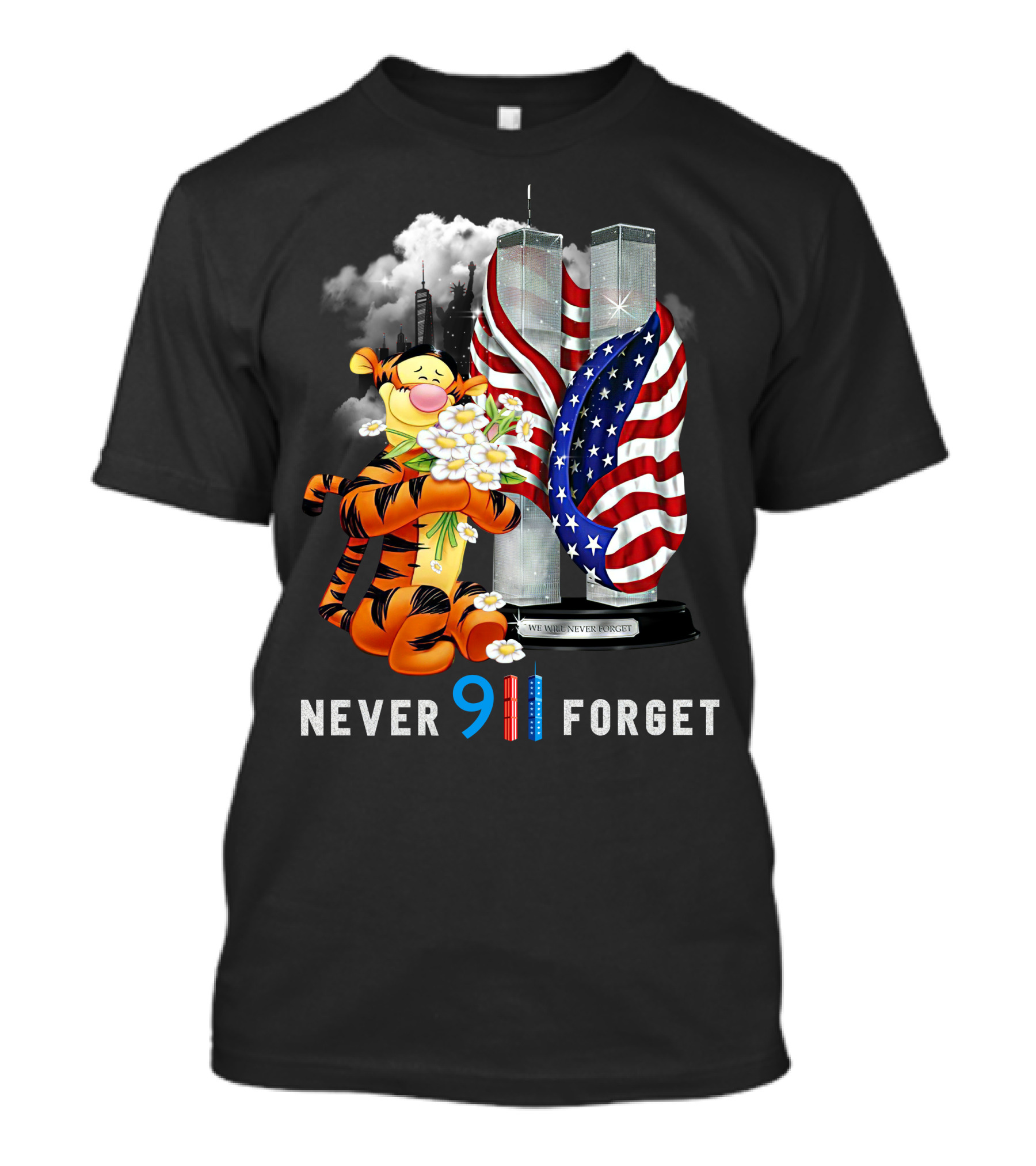 Never 9/11 Forget Tigger-D T-Shirt
