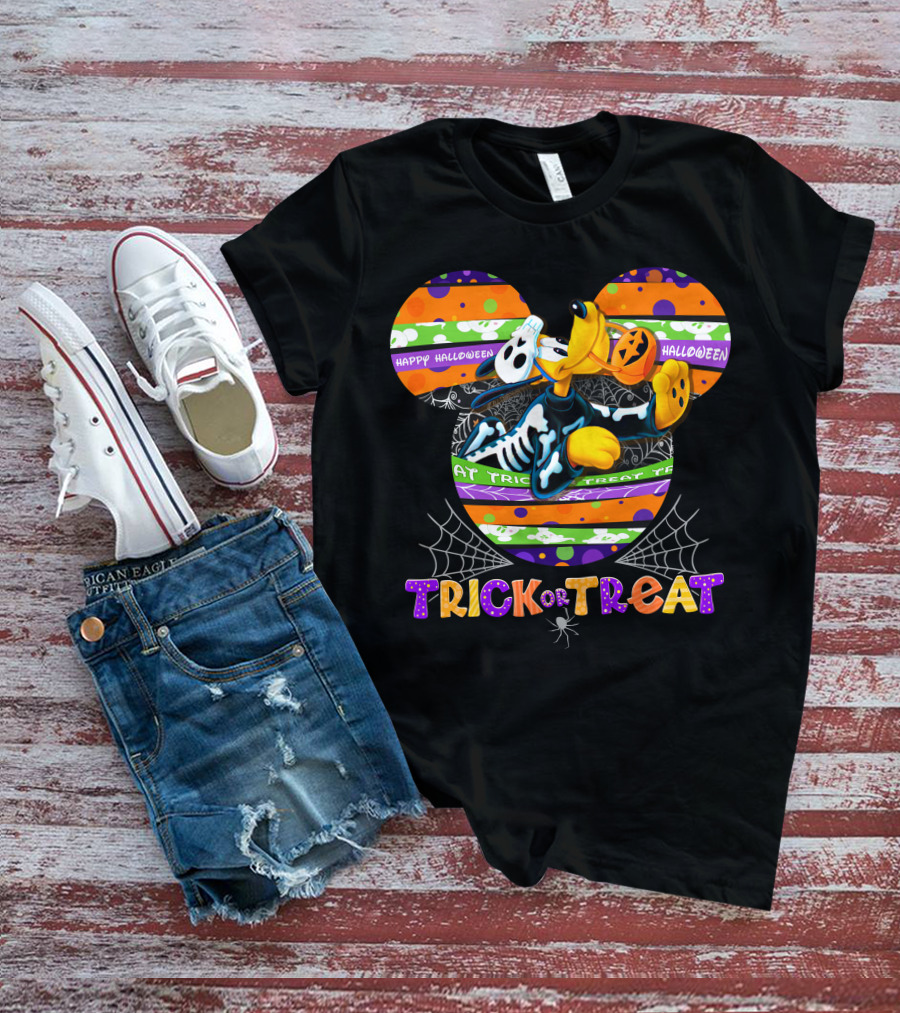 Happy Halloween Pluto Trick Or Treat T-Shirt