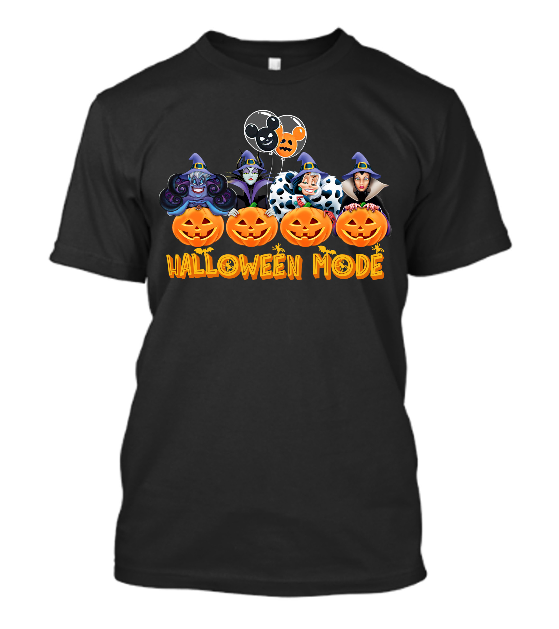 Halloween Mode Villains Pumpkins T-Shirt