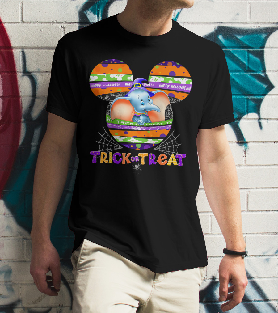Dumbo Trick Or Treat Happy Halloween T-Shirt