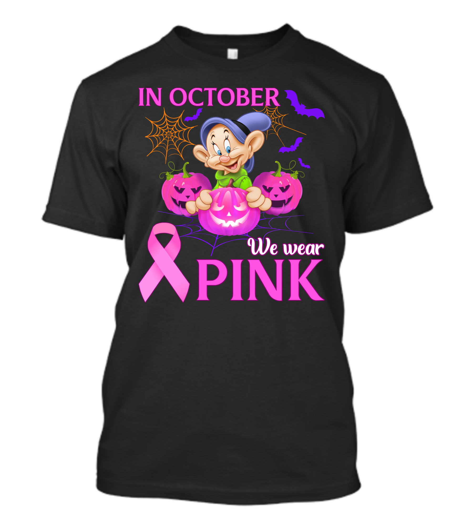 In October We Wear Pink Dopey T-Shirt