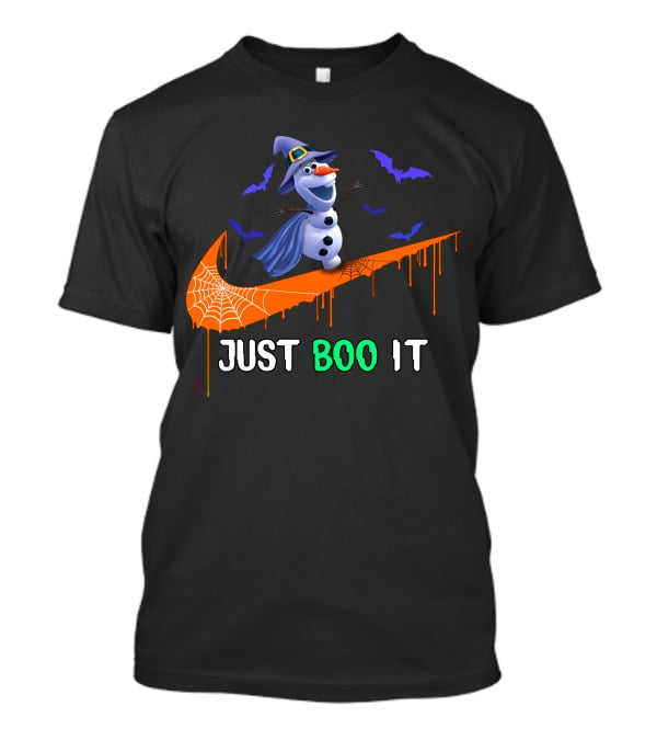 Just Boo It Olaf Nike Halloween Bats T-Shirt