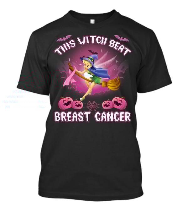 This Witch Beat Breast Cancer Tinker Bell T-Shirt
