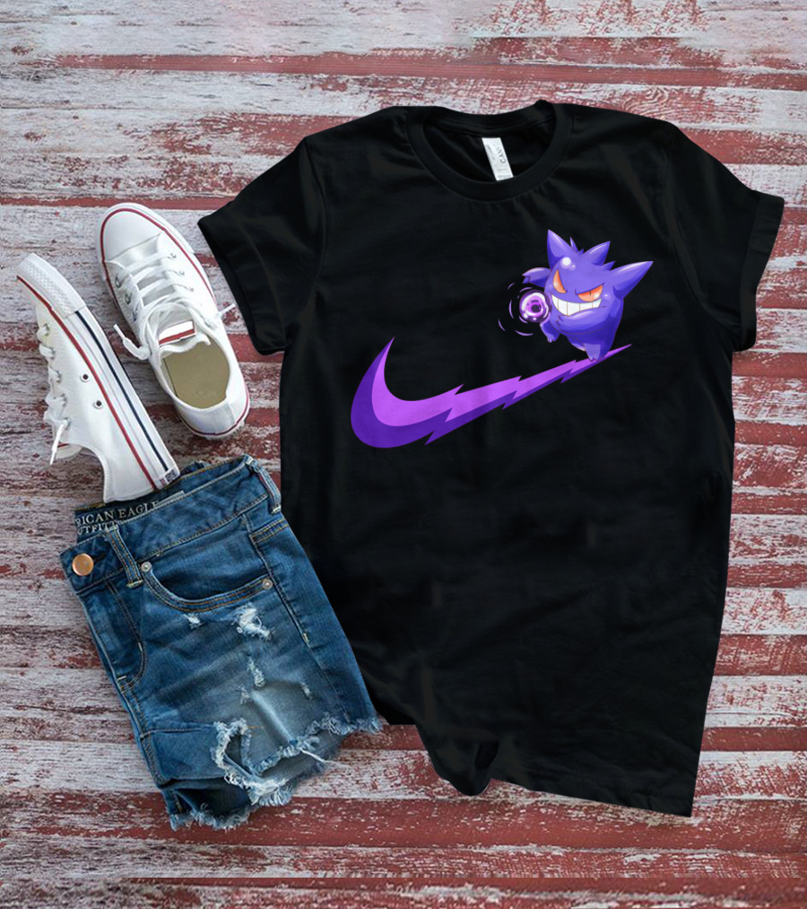 Gengar Ghost Type Nike Crossover T-Shirt