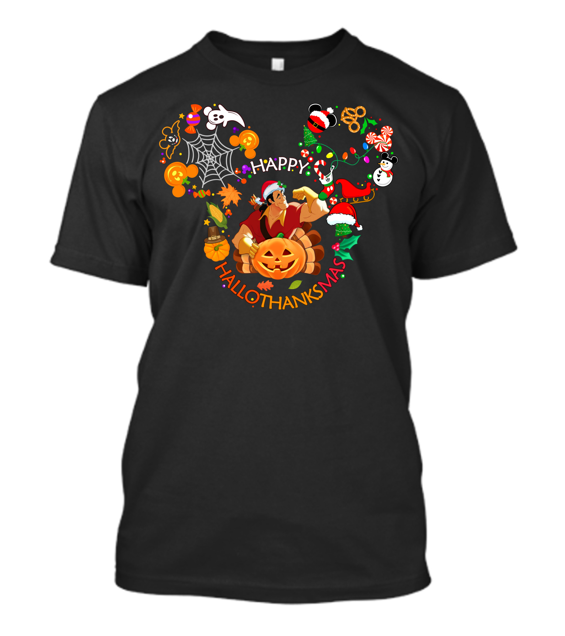 Happy Hallothanksmas Gaston T-Shirt