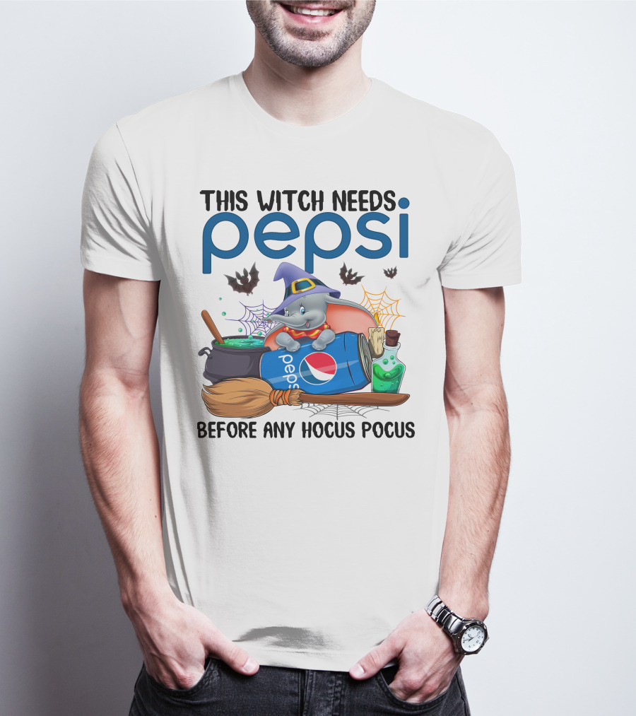 This Witch Needs Pepsi Dumbo Before Any Hocus Pocus T-Shirt