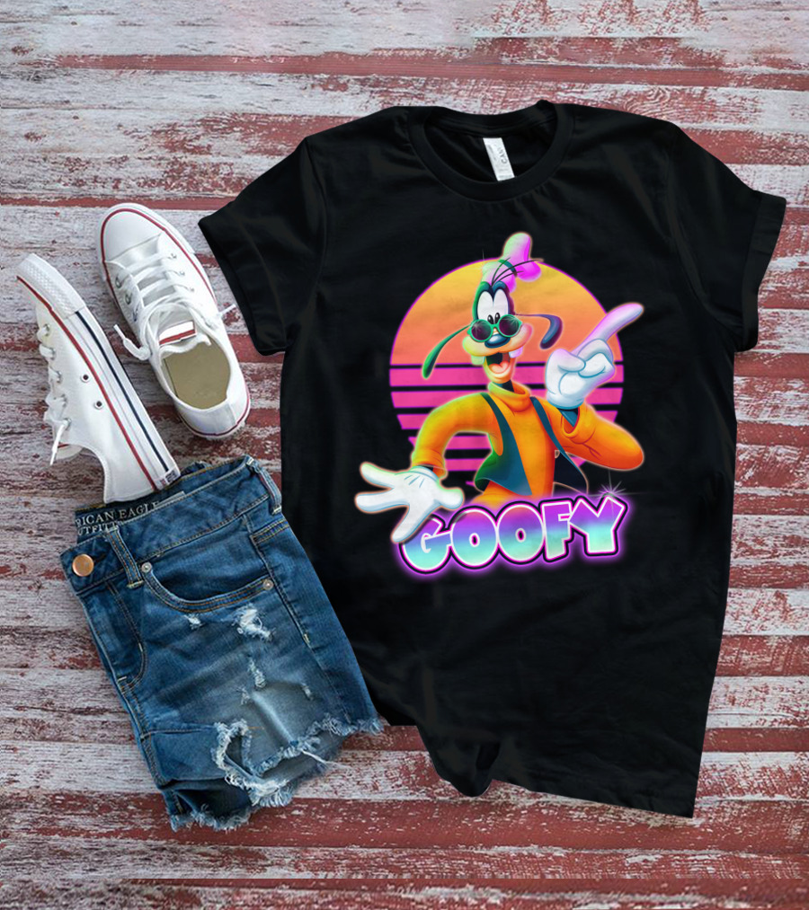 Goofy Retro 80S Sunset Aesthetic T-Shirt