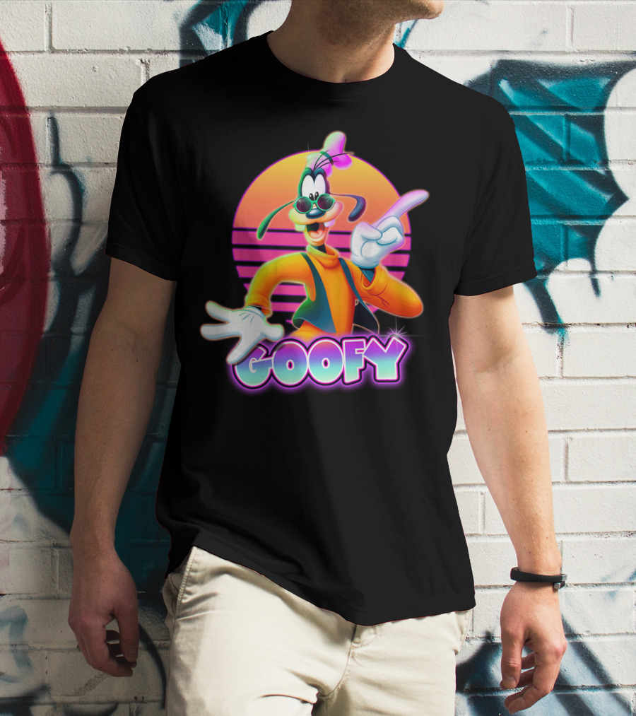 Goofy Retro 80S Sunset Aesthetic T-Shirt