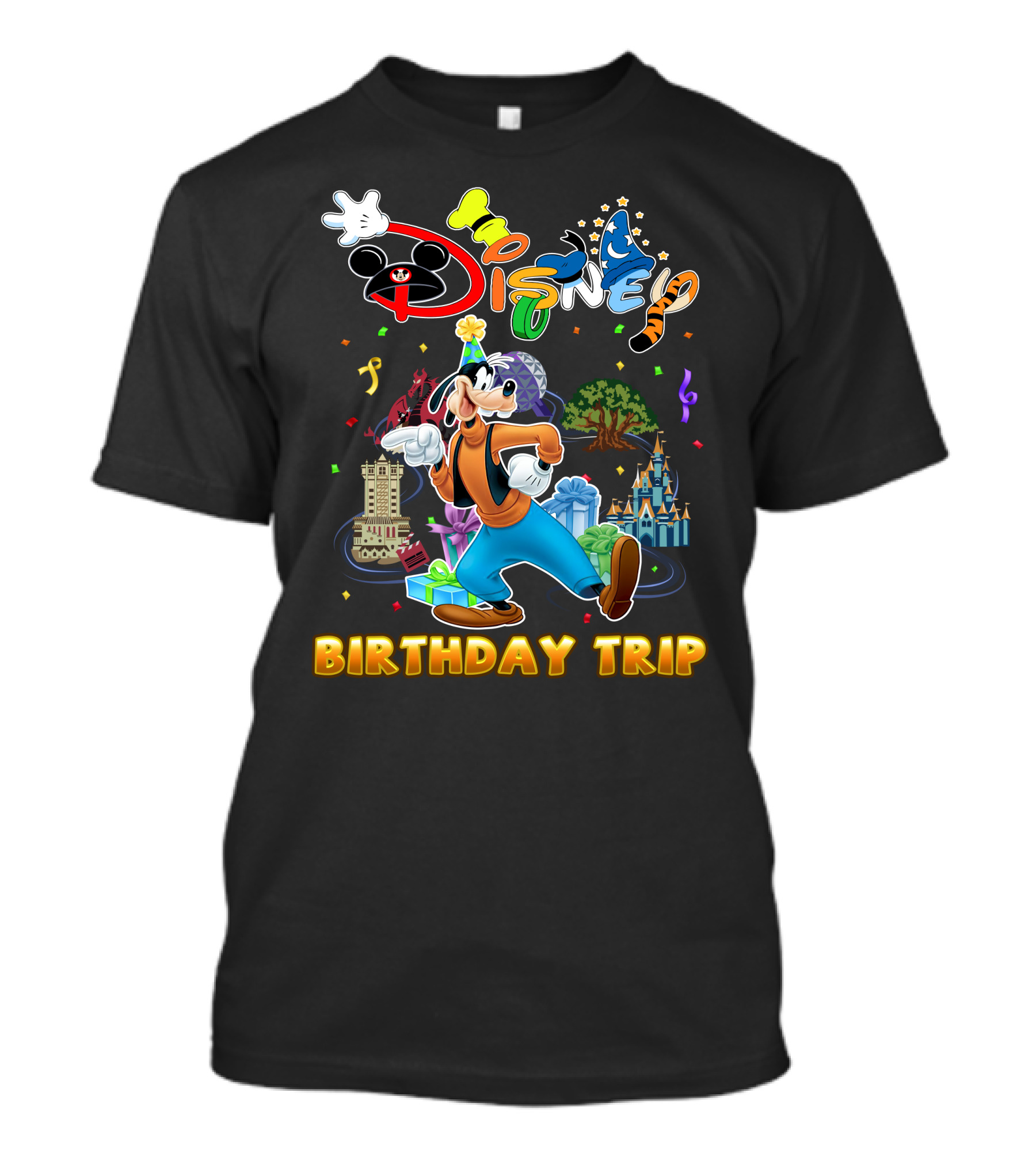 Disney Goofy Birthday Trip Adventure T-Shirt