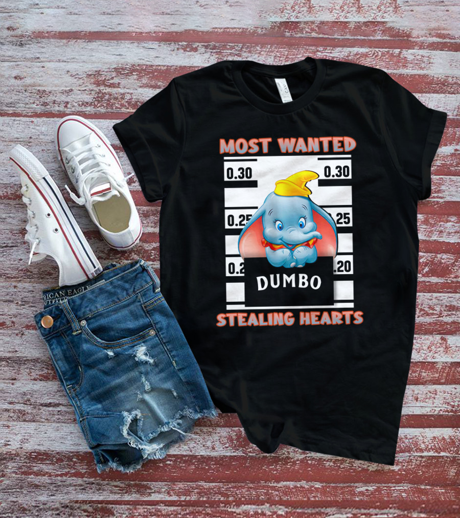 Most Wanted Dumbo Stealing Hearts T-Shirt