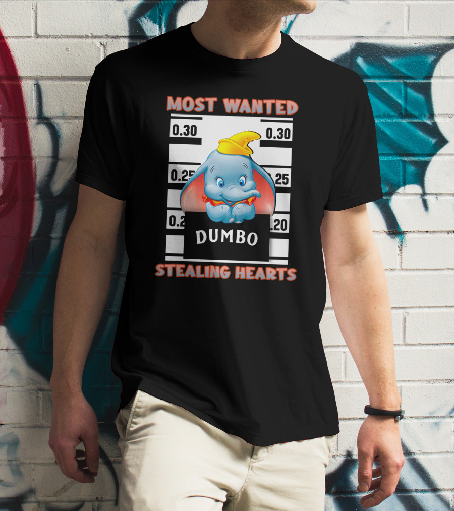 Most Wanted Dumbo Stealing Hearts T-Shirt