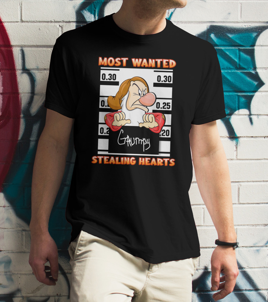Most Wanted Grumpy Stealing Hearts T-Shirt