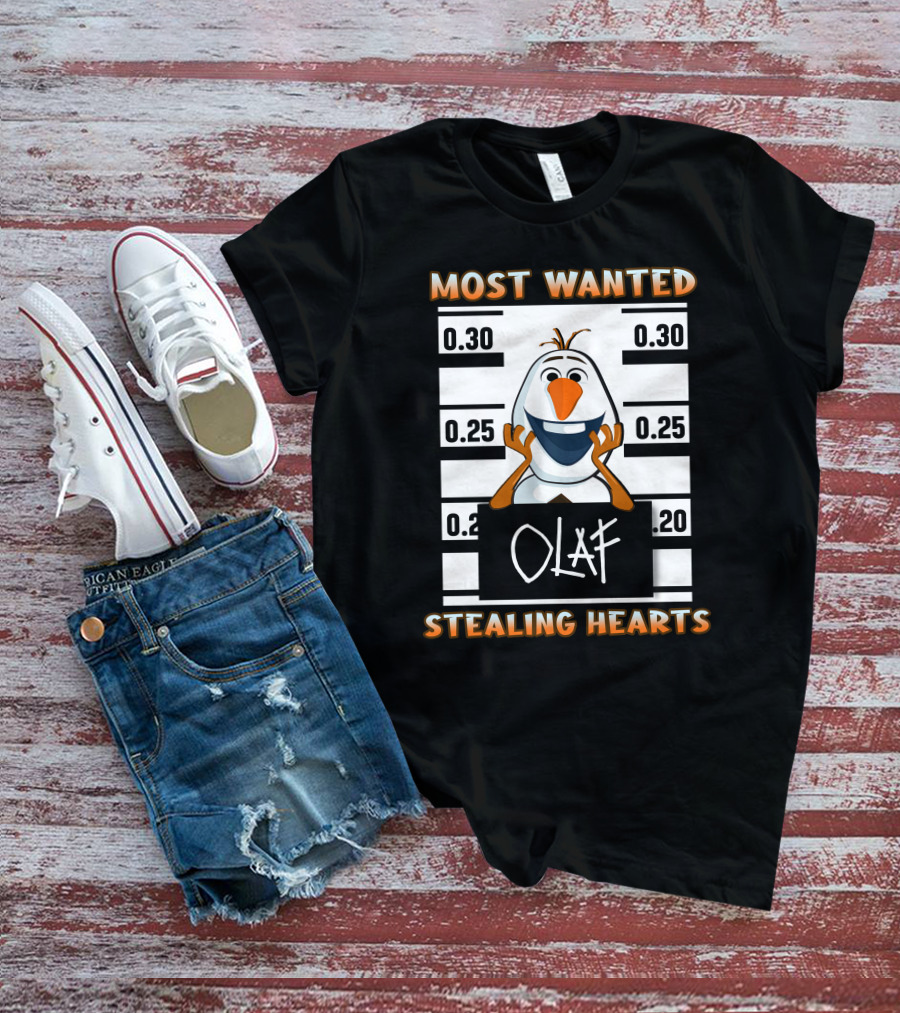 Most Wanted Olaf Stealing Hearts T-Shirt