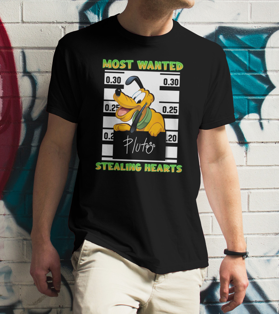 Most Wanted Stealing Hearts Pluto T-Shirt
