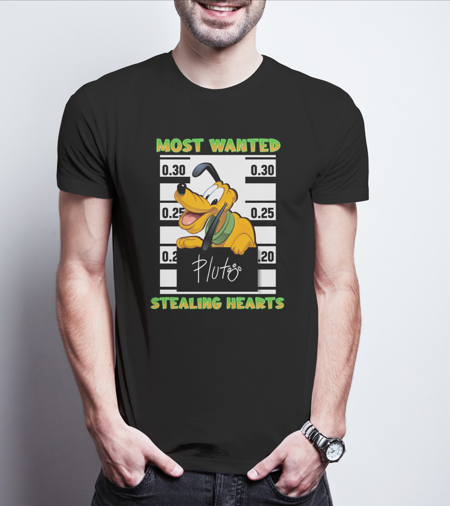 Most Wanted Stealing Hearts Pluto T-Shirt