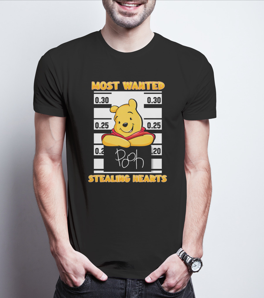 Most Wanted Pooh Stealing Hearts T-Shirt