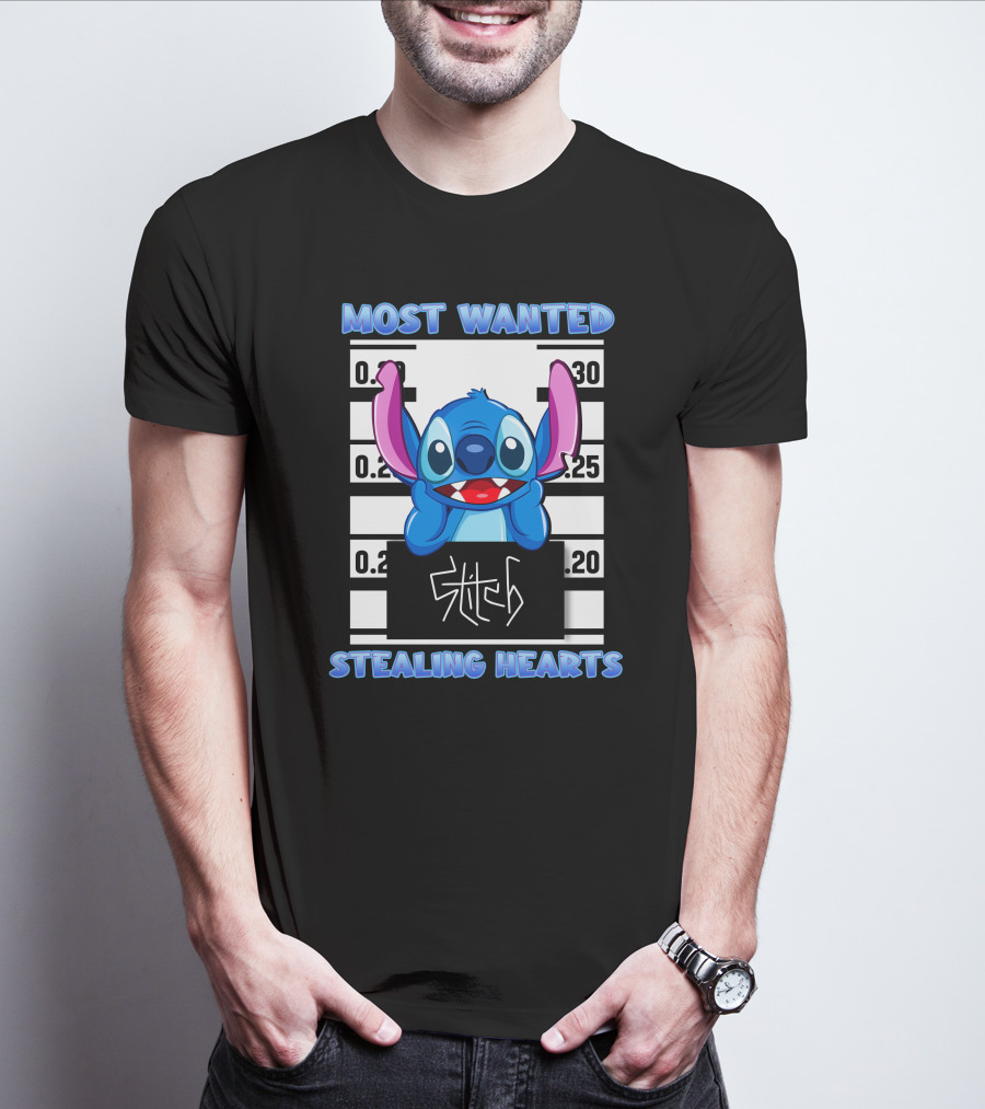 Most Wanted Stitch Stealing Hearts T-Shirt