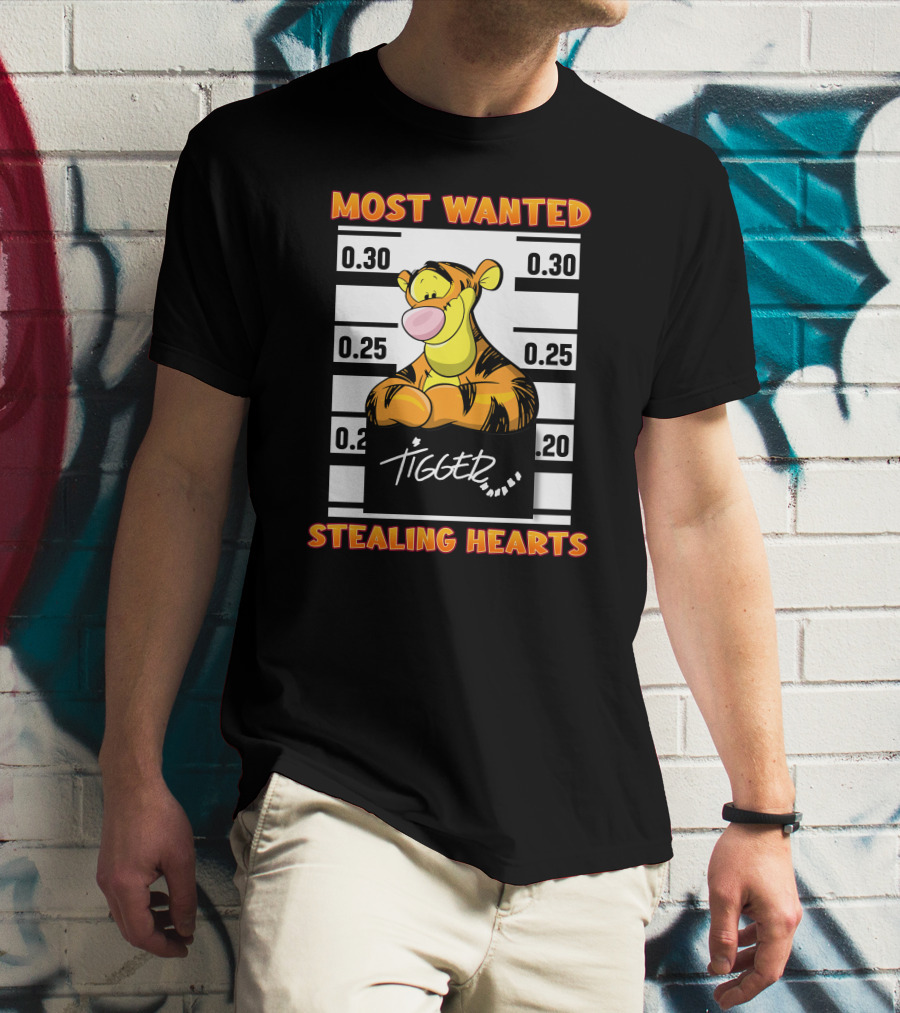 Most Wanted Tigger Stealing Hearts T-Shirt