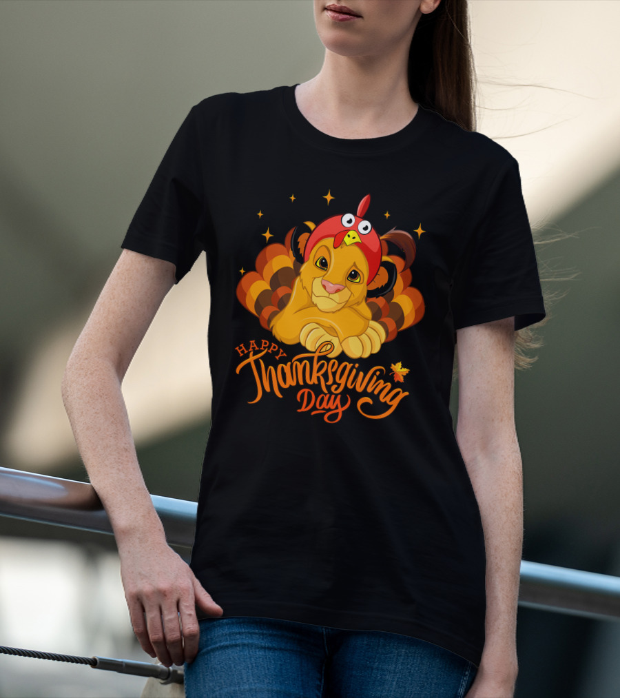 Simba Happy Thanksgiving Day T-Shirt