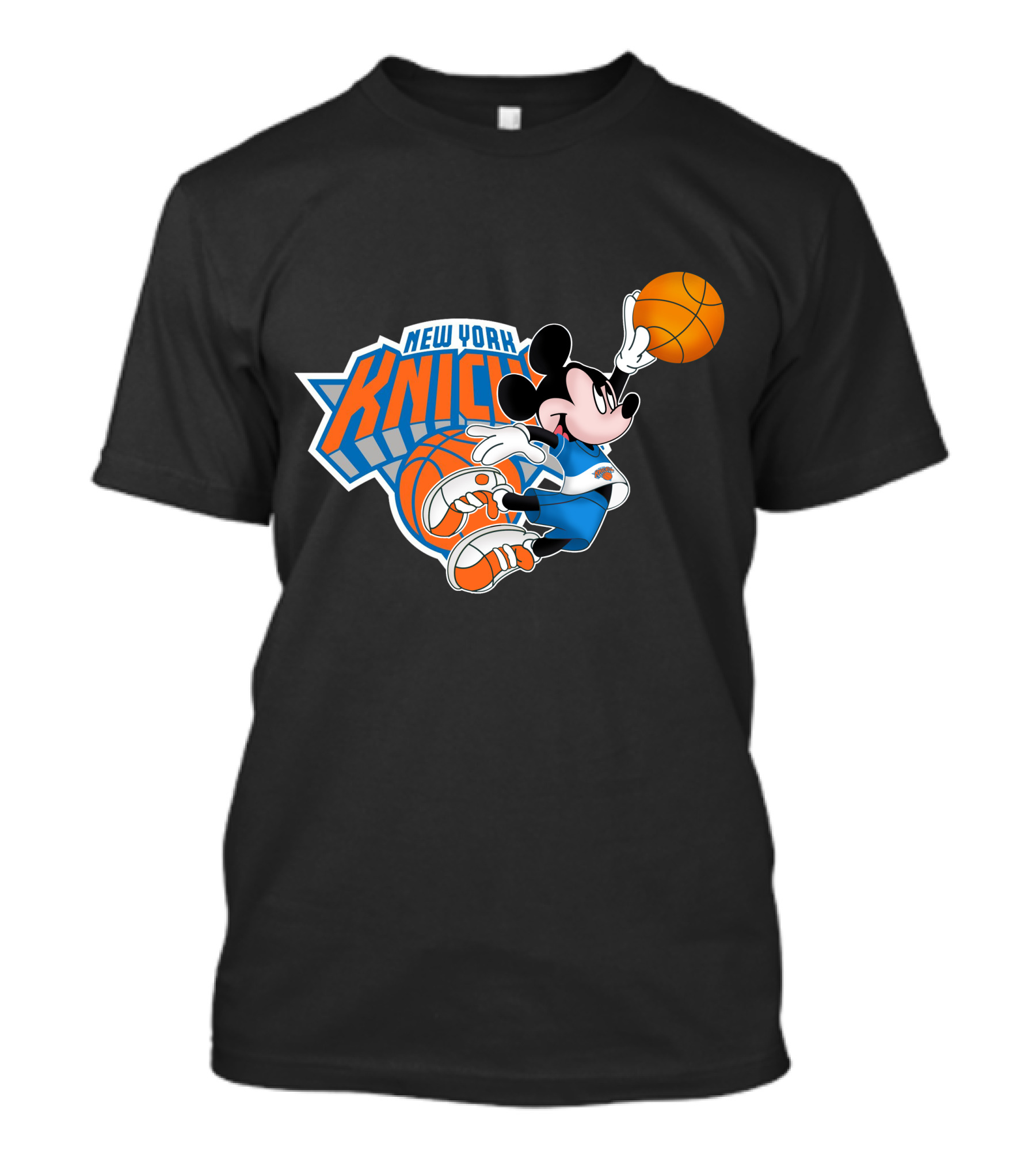 New York Knicks Mickey Basketball T-Shirt