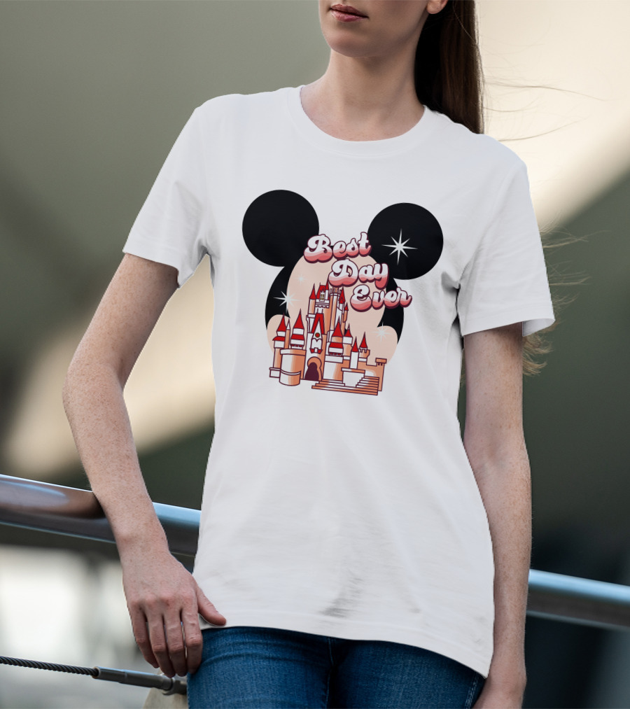 Best Day Ever Mickey Castle T-Shirt