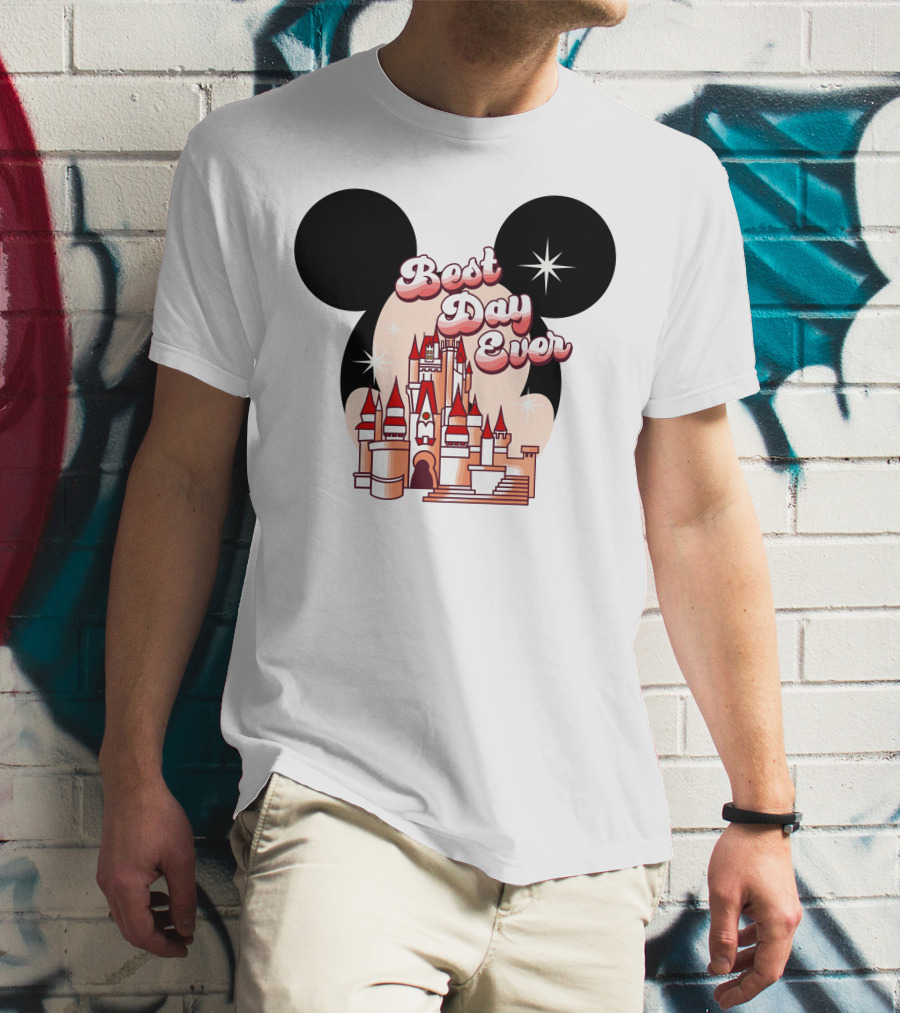 Best Day Ever Mickey Castle T-Shirt