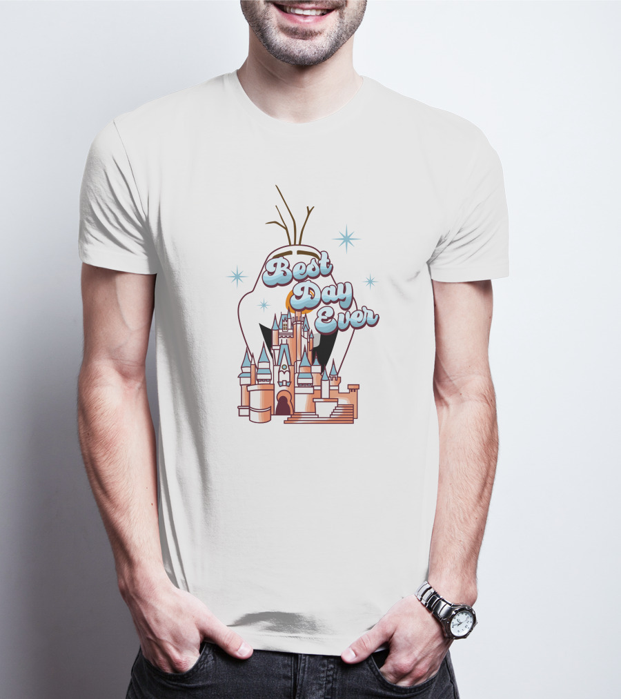 Best Day Ever Olaf Castle T-Shirt