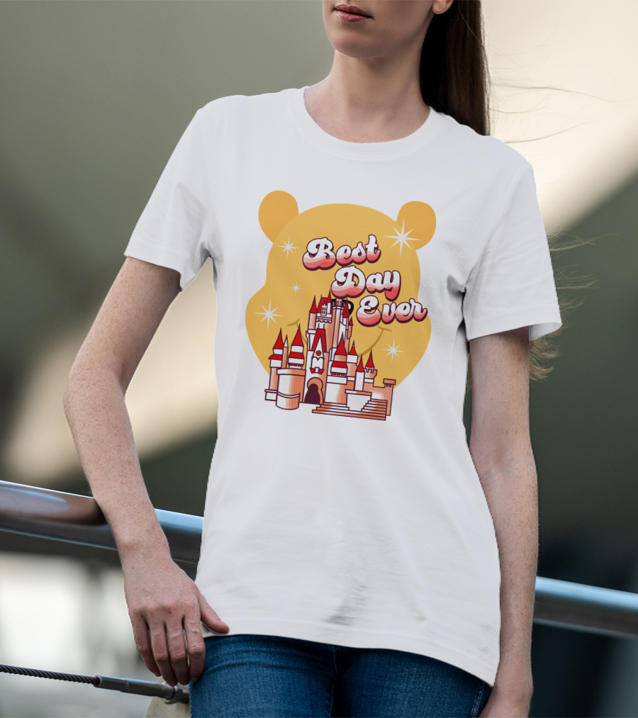Best Day Ever Pooh Castle T-Shirt