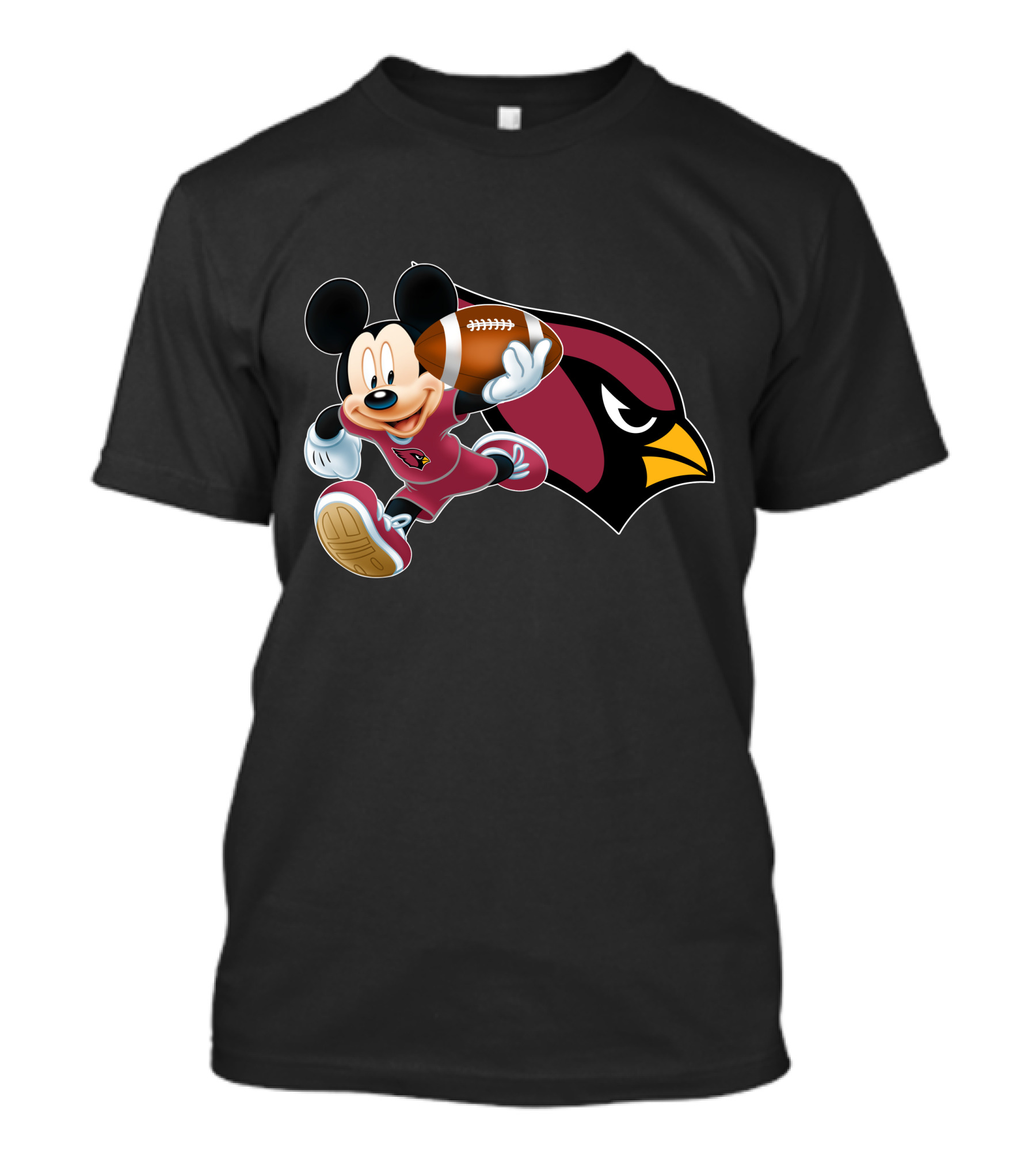 Mickey Arizona Cardinals Football Run T-Shirt