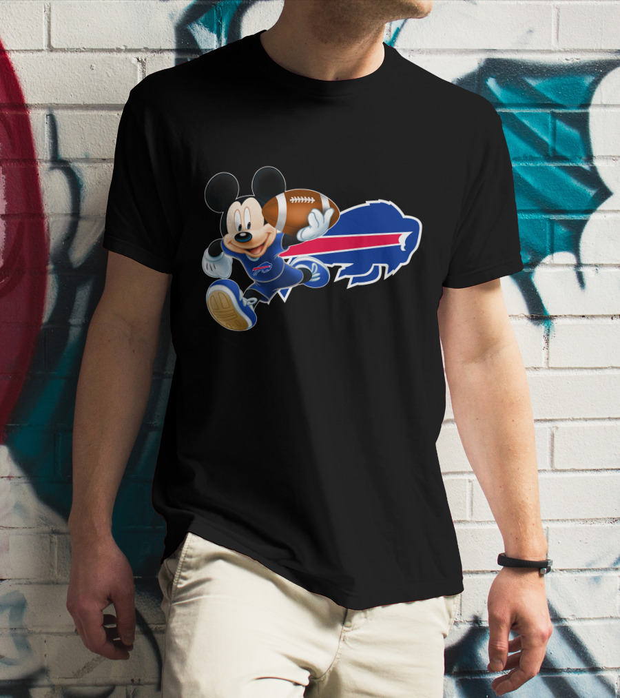 Mickey Mouse Buffalo Bills Football T-Shirt