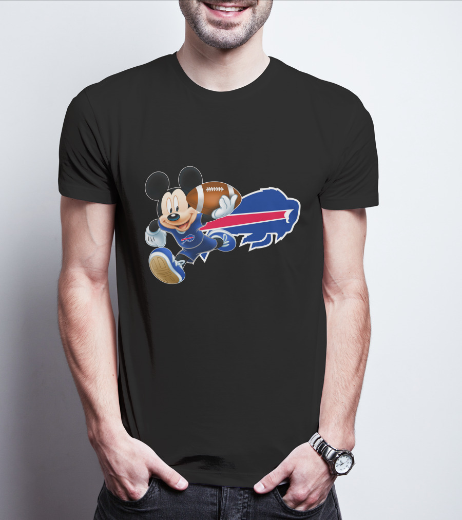 Mickey Mouse Buffalo Bills Football T-Shirt