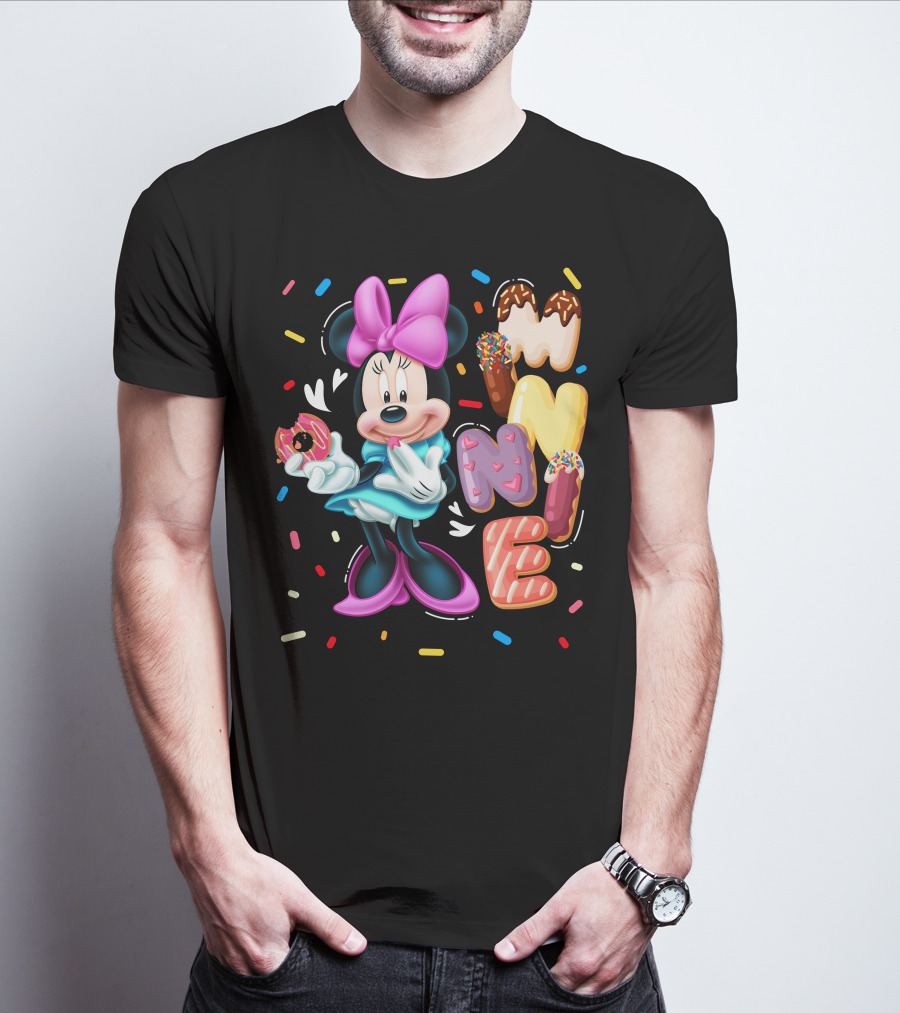 Minnie Donut And Sprinkles Theme T-Shirt