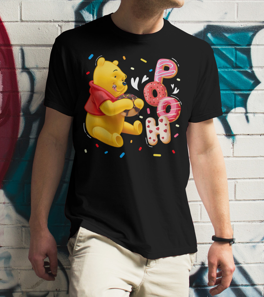 Pooh Donut Delight With Sprinkles T-Shirt