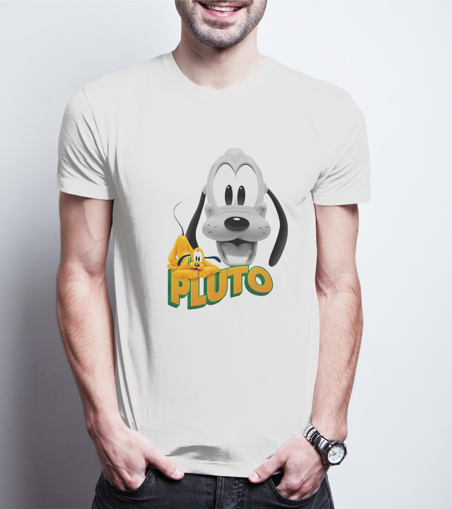 Pluto Cartoon Dog Disney Animation Character T-Shirt