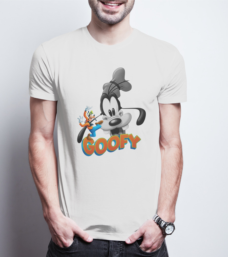 Goofy Disney Character With Classic Animation Style T-Shirt
