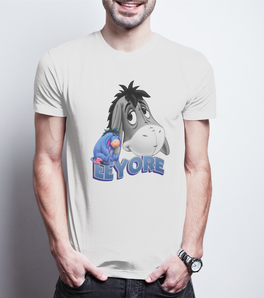 Eeyore Blue And Gray Character Disney T-Shirt
