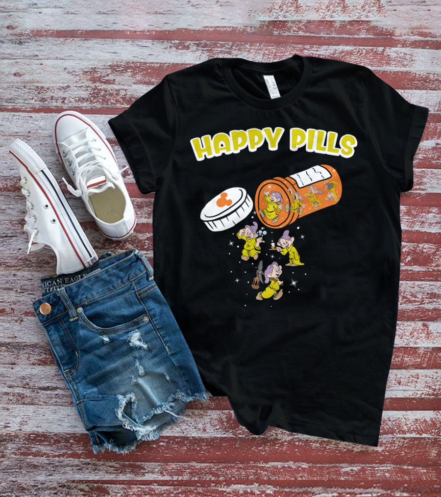HAPPY PILLS Dopey Dwarf Animation T-Shirt