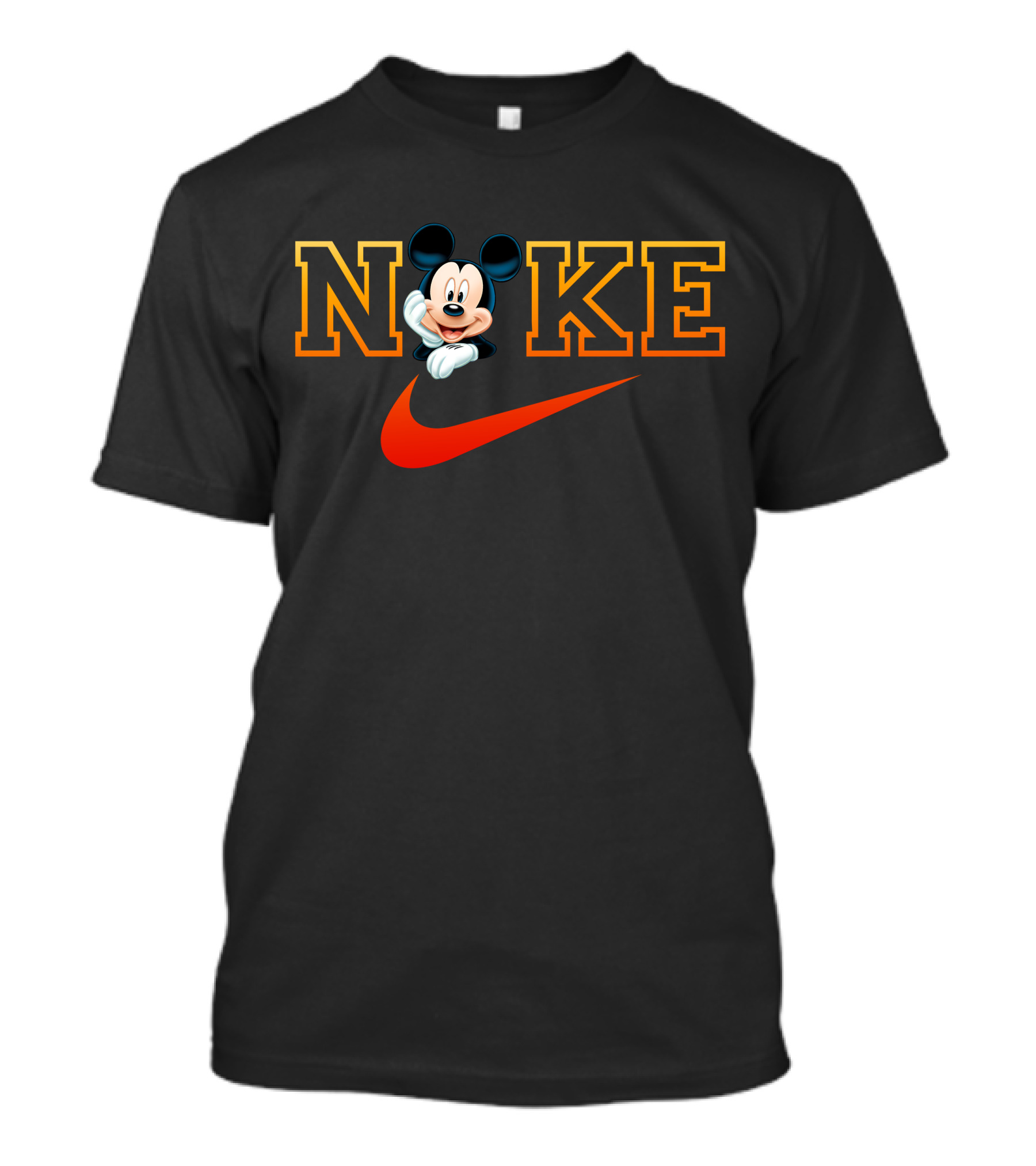 Mickey Mouse Nike Swoosh Theme T-Shirt