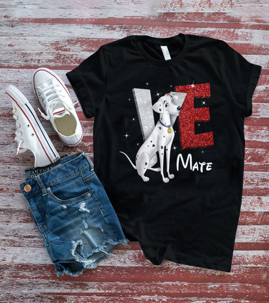 Perdita Love Mate Dalmatian Sparkle T-Shirt