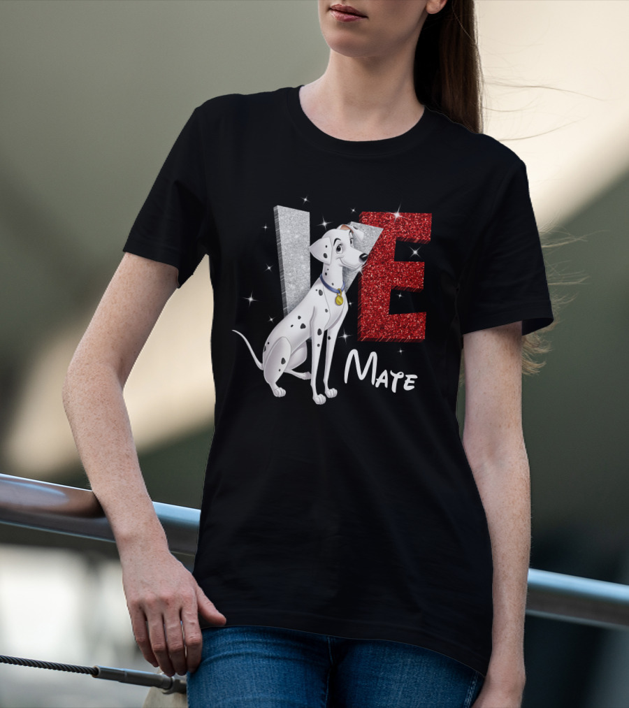 Perdita Love Mate Dalmatian Sparkle T-Shirt