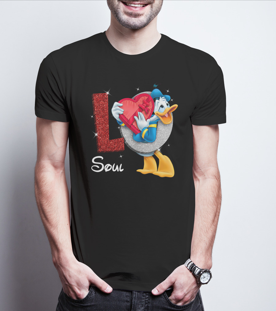 Donald Soul Red Heart L T-Shirt