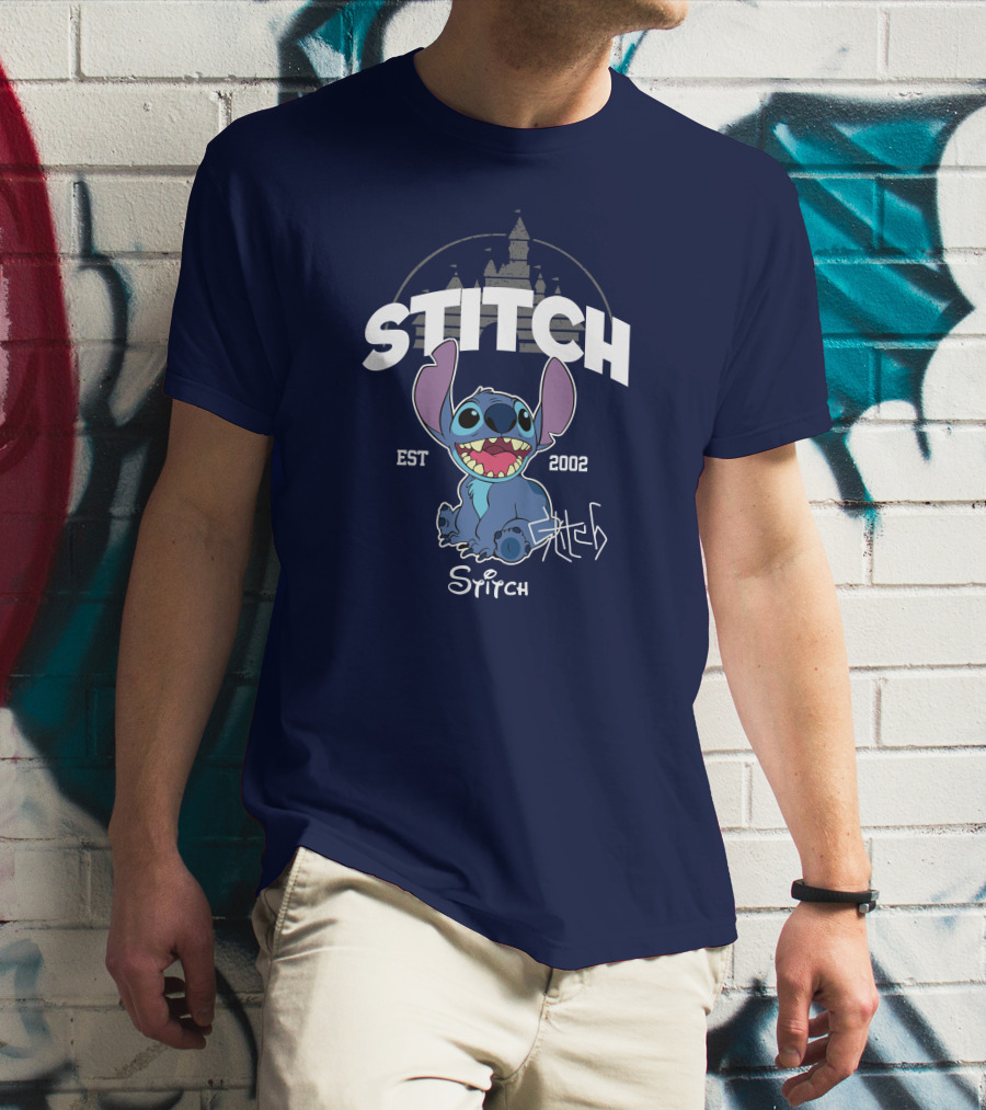 Stitch Est 2002 Disney Castle T-Shirt