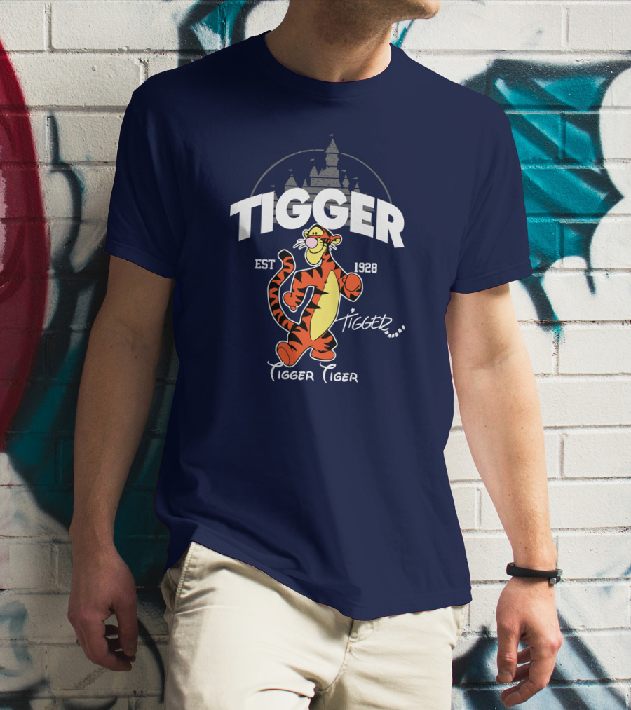 Tigger Tiger Castle Est 1928 T-Shirt