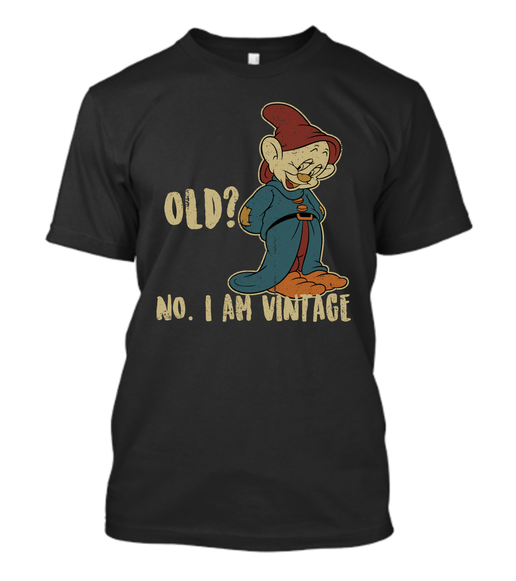 Dopey Old No I Am Vintage T-Shirt