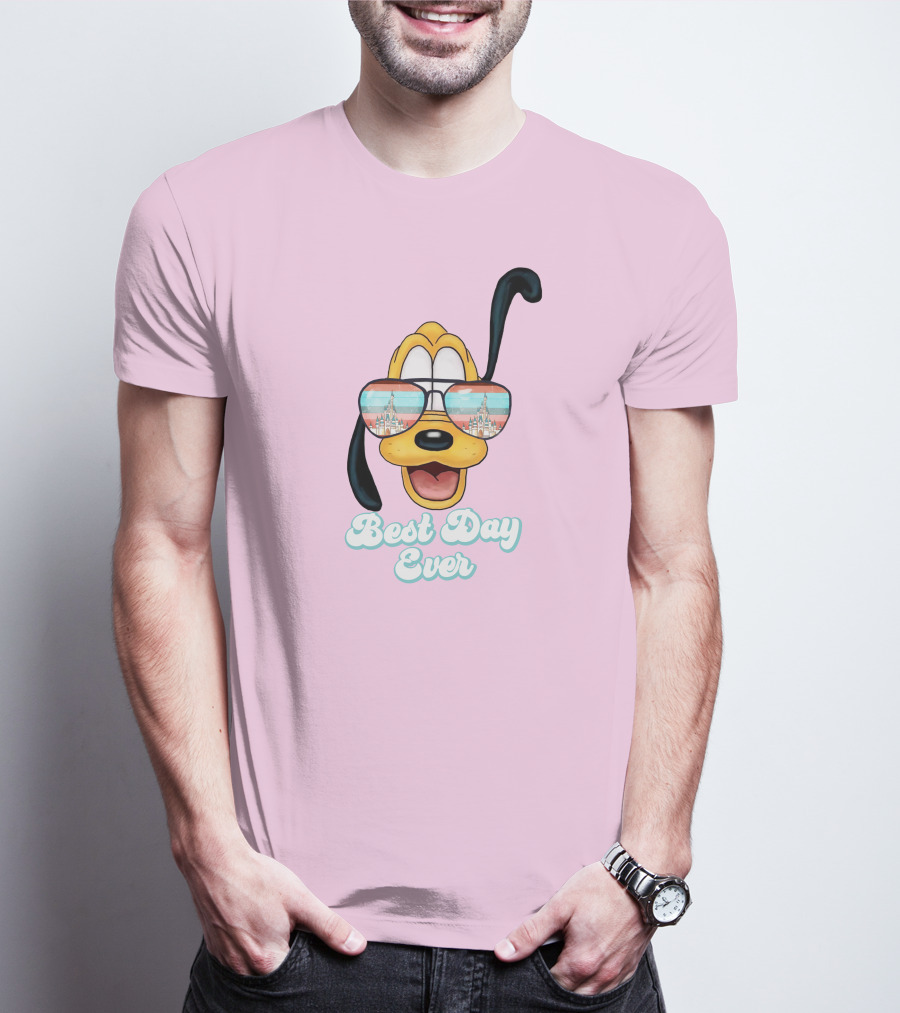 Pluto Sunglasses Best Day Ever T-Shirt